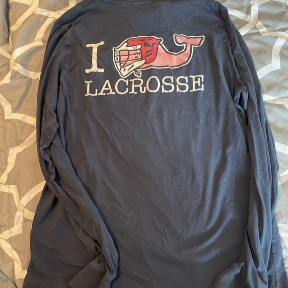 Lacrosse long sleeve t-shirt - navy blue - Picture 2 of 2